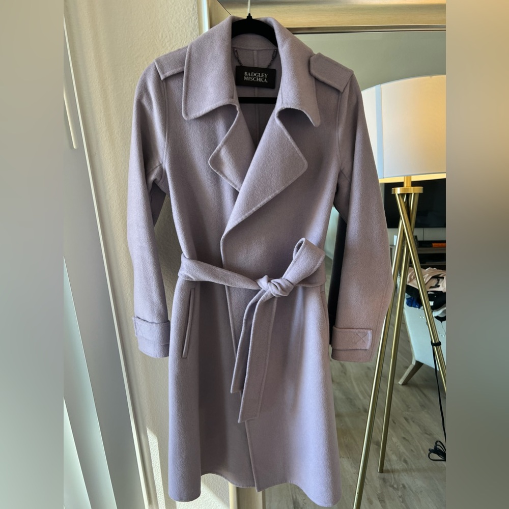 Badgley Mischka Purple coat